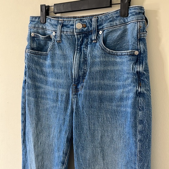 Madewell The Curvy Perfect Vintage Medium Wash Denim Jeans Size 28 Tall - Picture 4 of 12